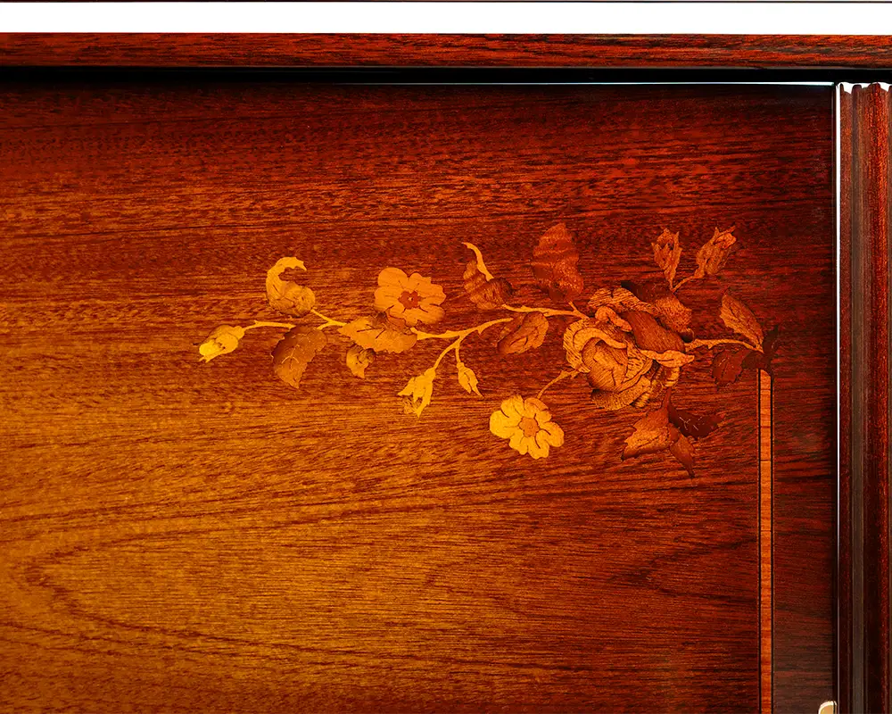 Schimmel C 121 Royal Intarsie Flora