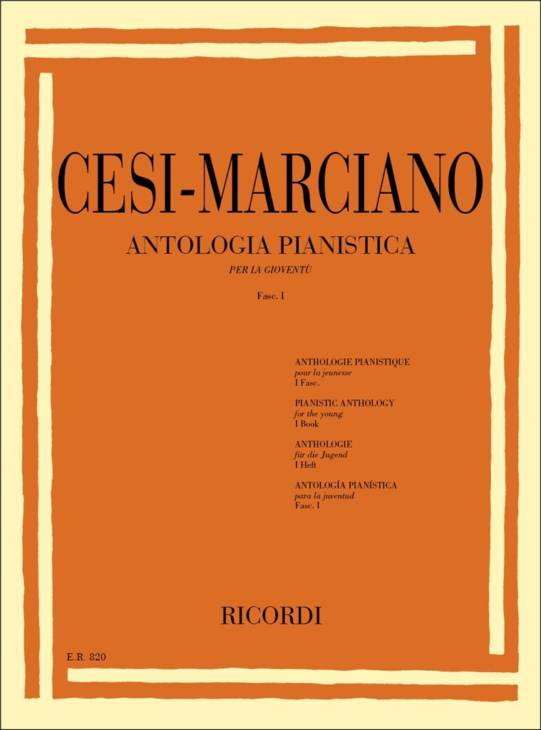 Antologia Pianistica Per La Gioventù - Fasc. I - Sigismondo Cesi